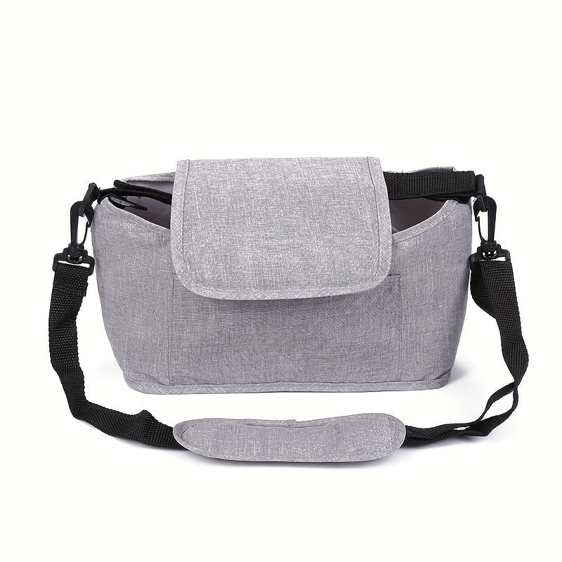 Stroller Organizer Bag with Diaper Pouch Cup Holder and Shoulder Straps for Baby Care