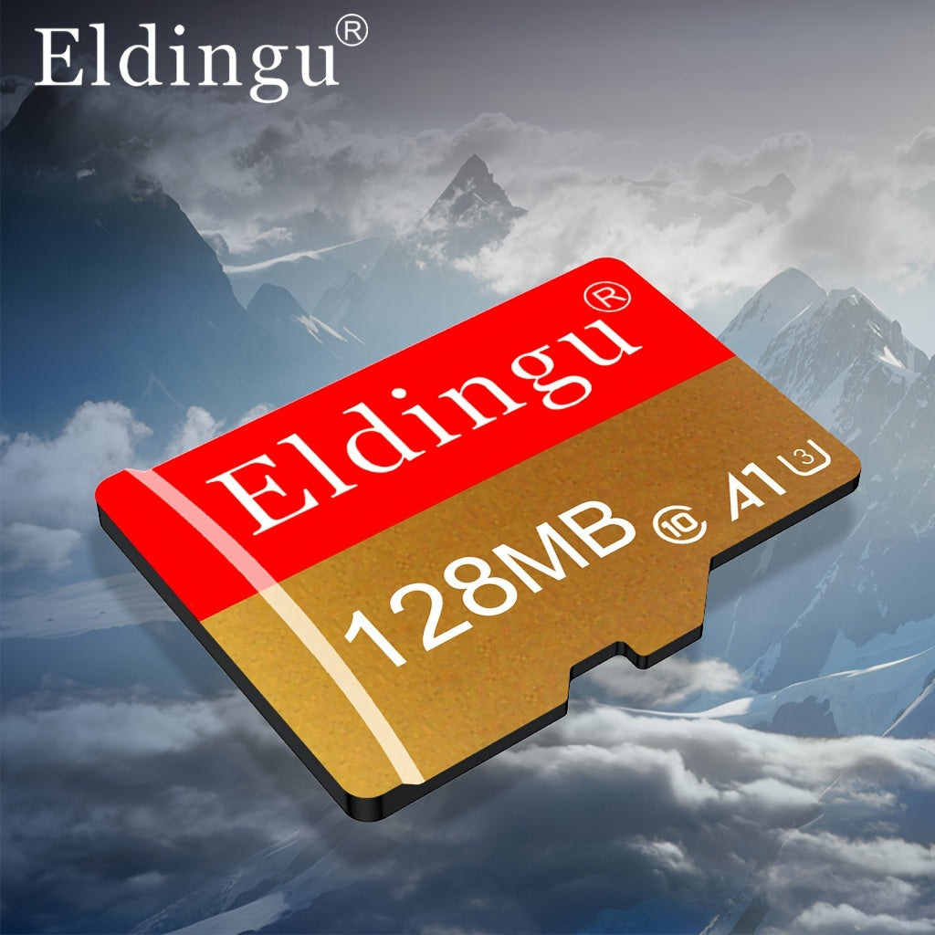 High-Speed Micro SD Card 64MB to 512MB Durable Gold Finish Compatible with Tablets Cameras Phones Laptops