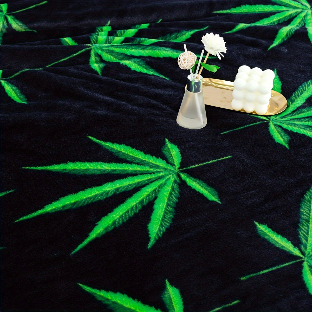 Постельное белье, узор с зелеными листьями, празднование Нового года, Китайского Нового года, Дня святого Валентина, Дня матери и событий, связанных с началом учебного года.