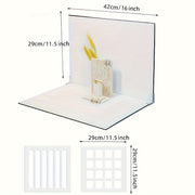 Photography Backdrop Kit with 16 Patterns and 10 Cardboard Photo Boards for Food Jewelry Mini Items