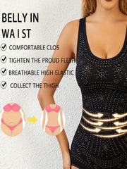 Women Body Shaping Bodysuit Tummy Control Butt Lifting Seamless Shapewear