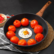 Sartén antiadherente negra para bistec, huevos, panqueques, estufa de gas y magnética