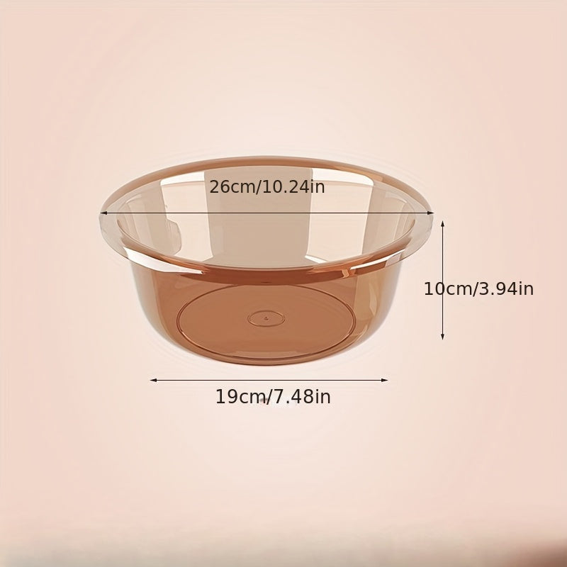 Katta Mustahkam Plastik Yuvish Tovozi - Sabzavotlar, Mevalar va Oyoqlarni Yuvish Uchun Ideal