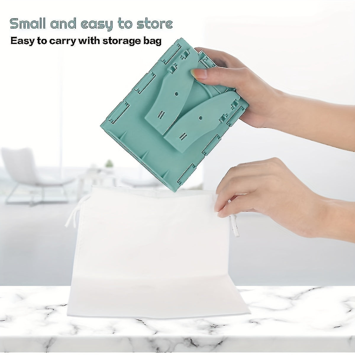 Bir rolik sumkali portativ hojatxona, hojatga o‘rganish va sayohat qilish uchun mukammal.