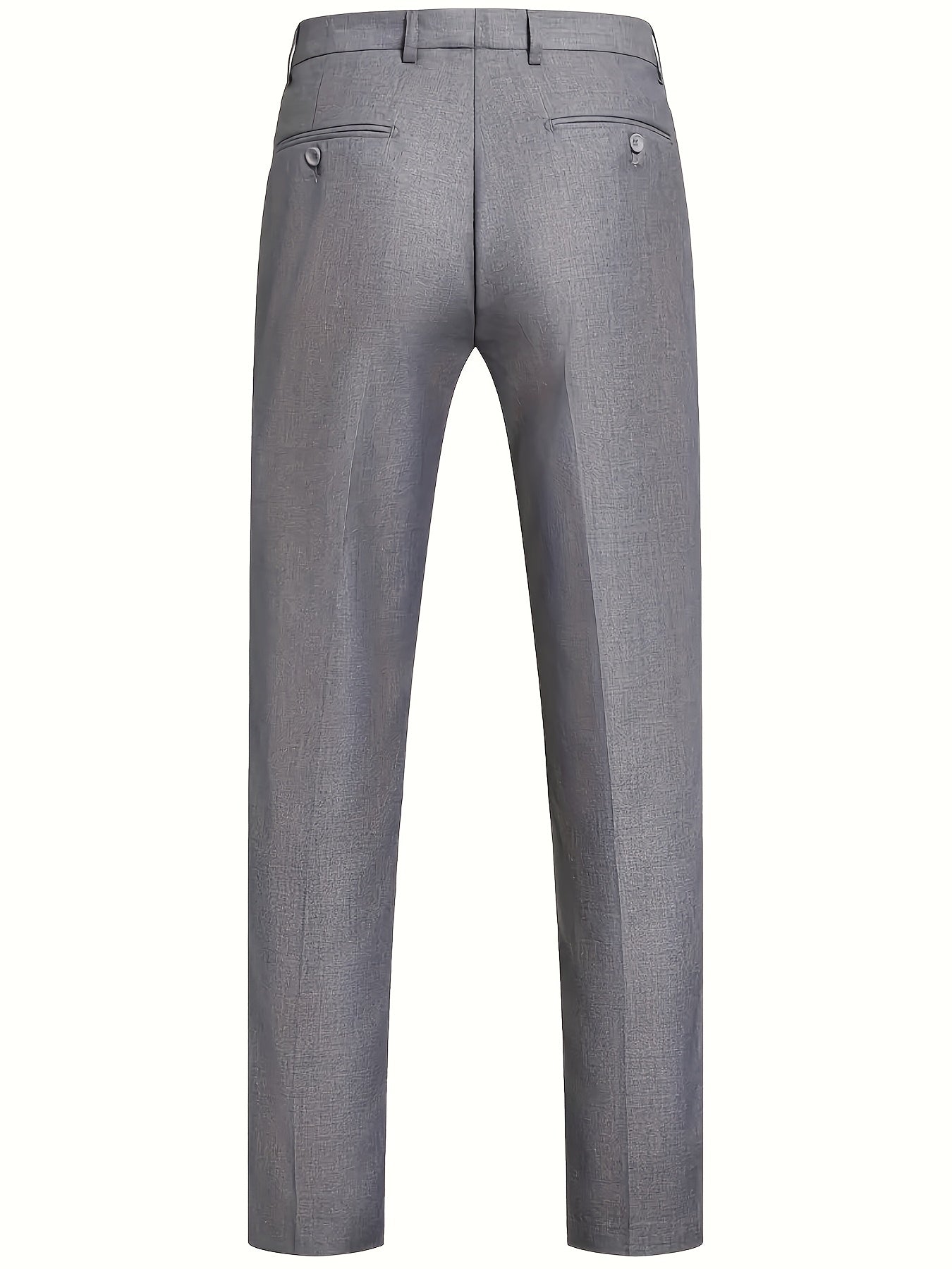 Traje de poliéster sólido de dos botones para hombre con chaleco para boda, entrevista y fiesta