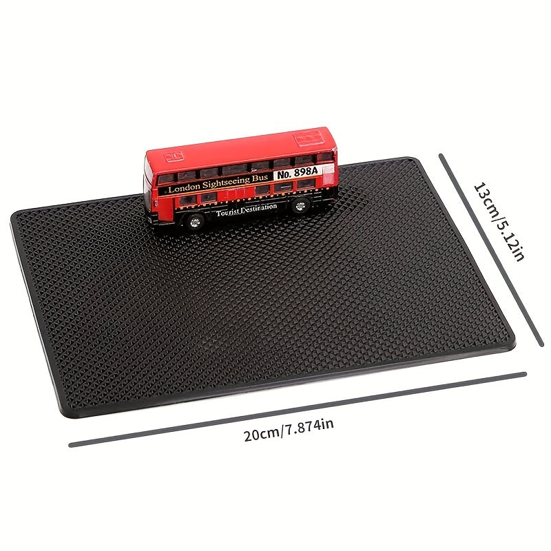 Car Dashboard Anti-Slip Mat PVC Holder for Phones Keys and Glasses