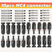 10 пар разъемов MC4 для солнечных панелей для кабелей 2,5/4/6 мм²