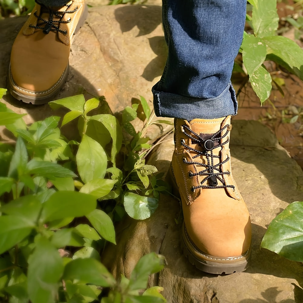 2PCS No-Tie Elastic Shoelaces for Sneakers Durable Stretchy Quick Lock