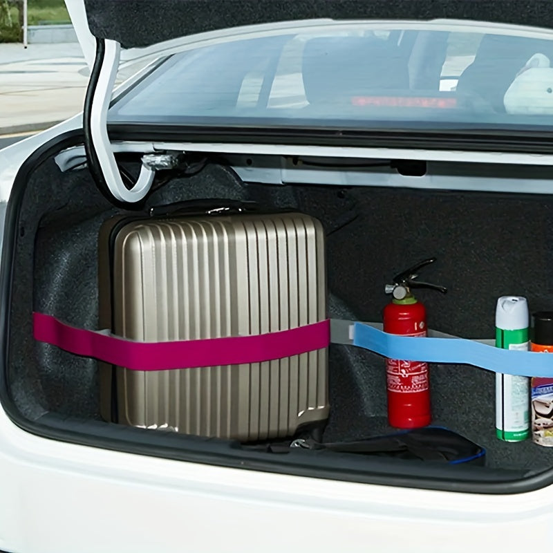 Car Trunk Organizer Straps Anti-Drop Fixed Hooks Storage Baggage Hold