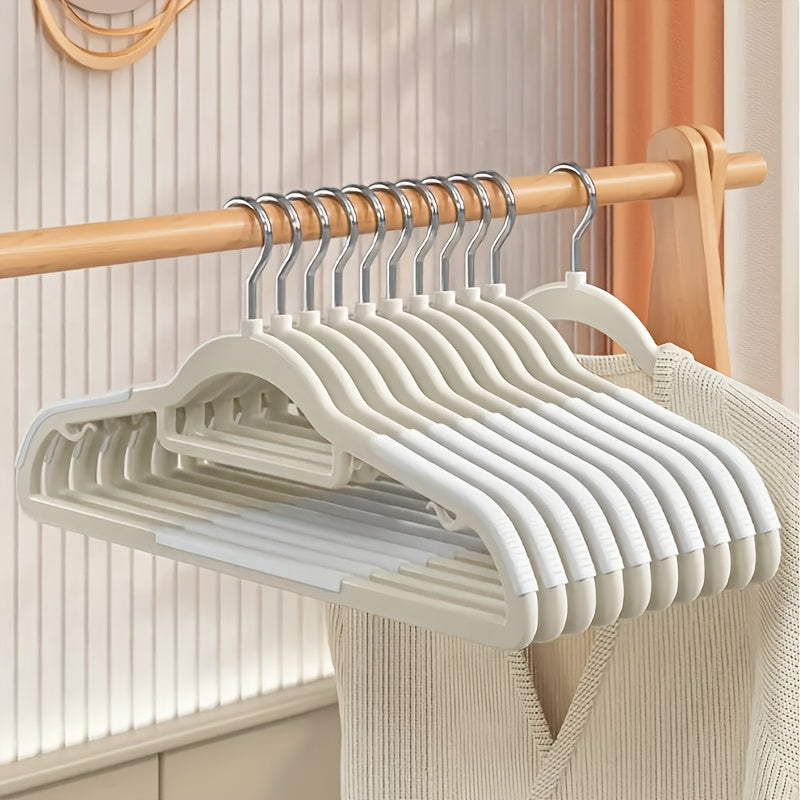 20 dona og'ir yuk plastmassa qopqog'i, kurtka va palto uchun, sirpanmaydigan, zamonaviy ko'rinish, metall tutqichlar bilan