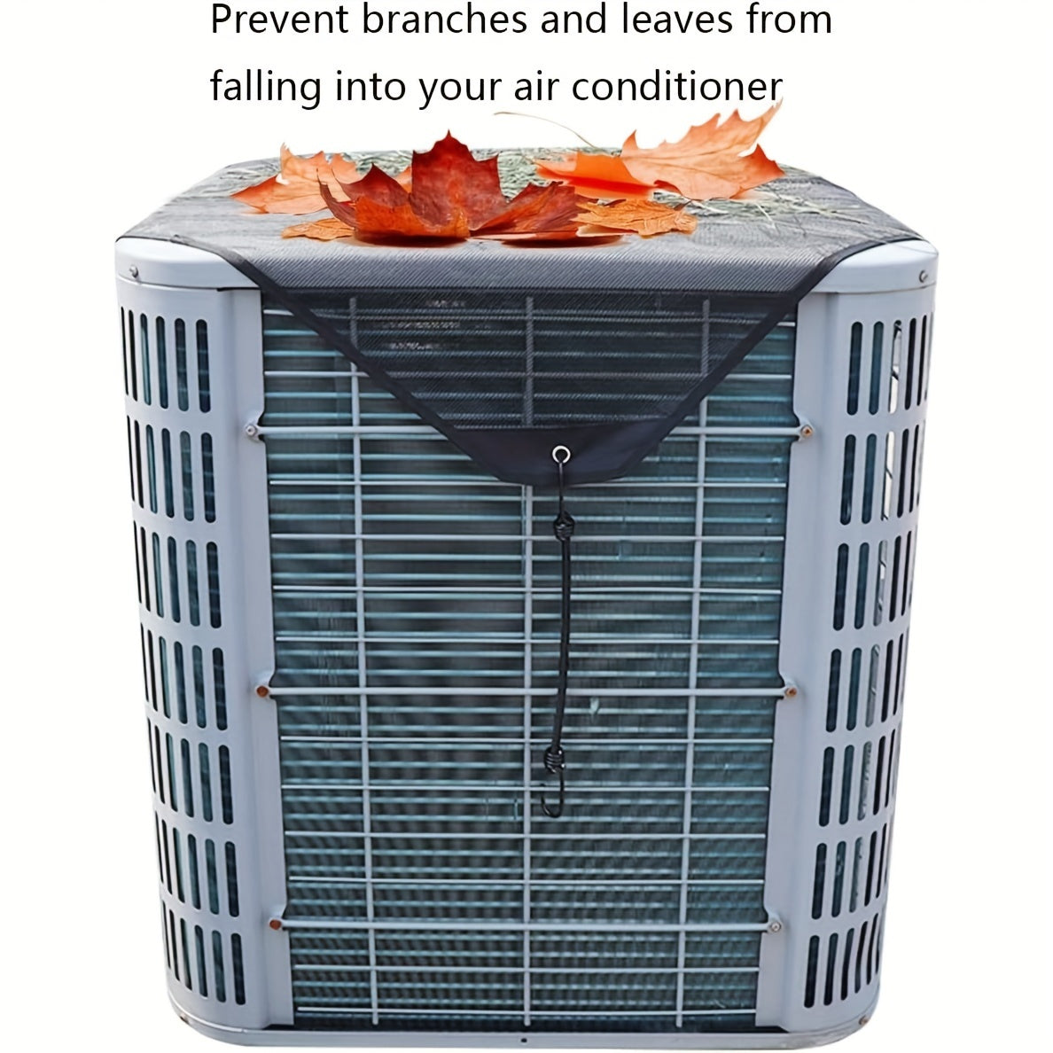 Protective Mesh Screen With Leaf Guard for Outdoor Air Conditioner Unit Durable All-Season Protection