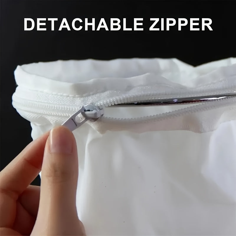 Reusable Mesh Coffee Tea Filter Bag with Stainless Steel Handle for Drip Brewing