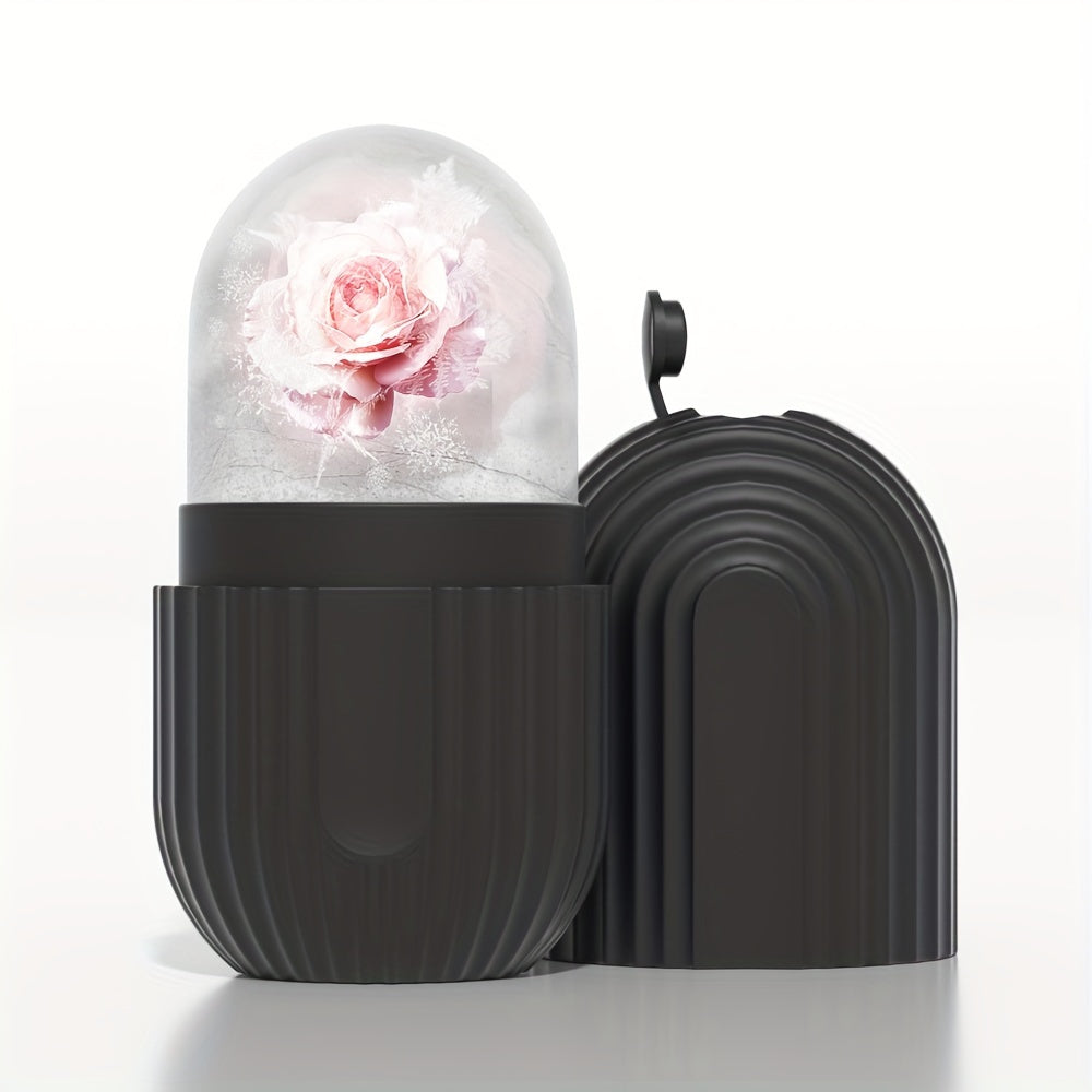 Лицевой и глазной ролик-леденец из силикона для освежения кожи, многоразовый, без батареи