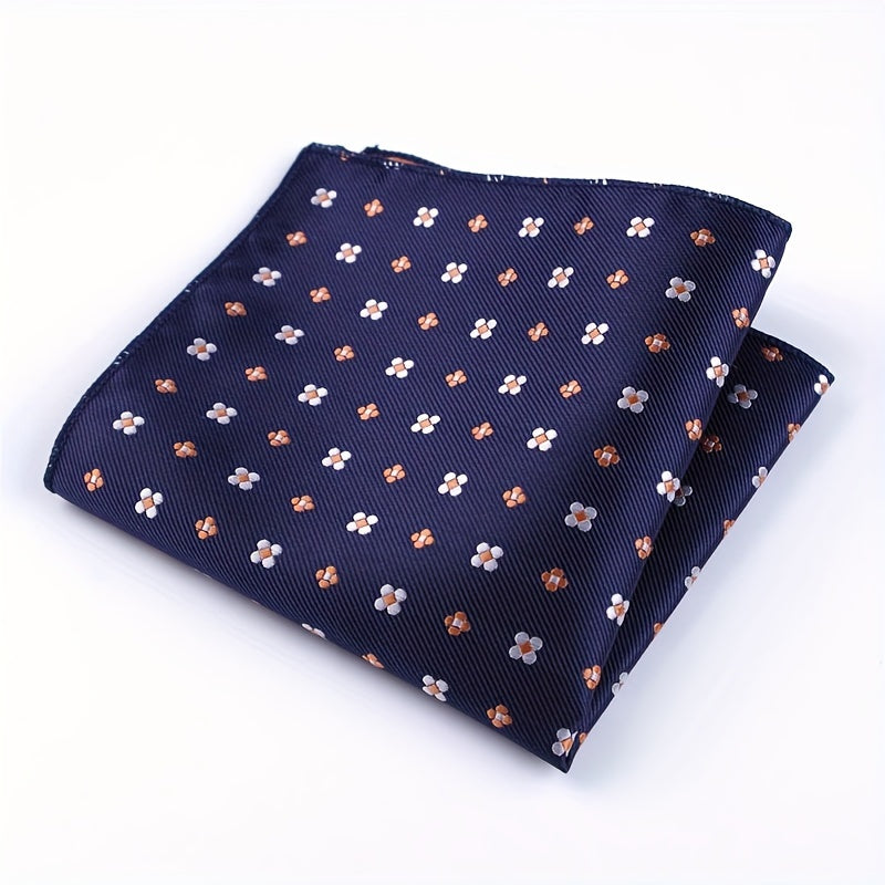 Set of 11 Men's Polyester Pocket Squares for Suit Accessories