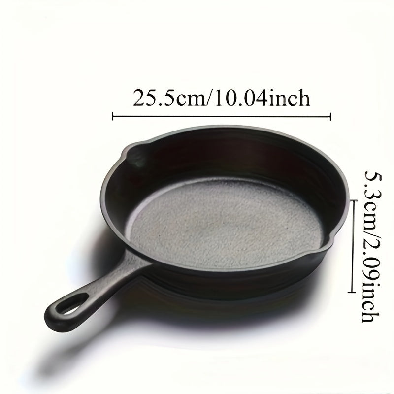 Cast Iron Skillet Set 3-Piece Non-Stick Durable Cookware for Home and Camping