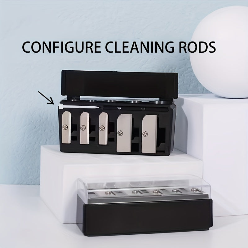 Qoshlar va ko'z liner uchun makiyaj qalamini qirqish uchun qirqish