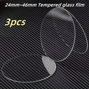 3-комплект защитных стекол из закаленного стекла для умных часов 24-46мм, твердость 9H, против царапин