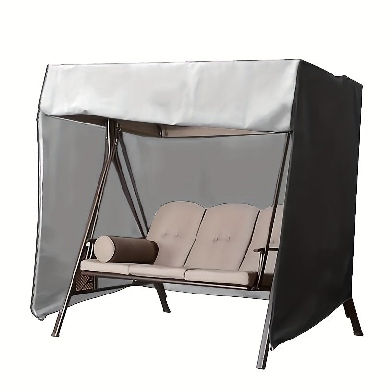 Сохраните вашу уличную качелю в безопасности с помощью этого водонепроницаемого чехла, разработанного для 3-местной качели. Идеально подходит для садовых, террасных, патио и дворовых качелей.