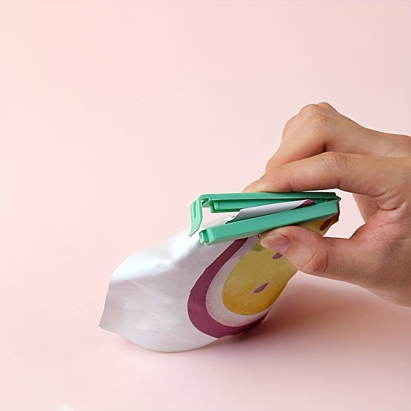 Oshxonada turli plastik va meva sumkalarini muhrlash va tartibga solish uchun 6 ta oziq-ovqat sumkasi kliplari to'plami