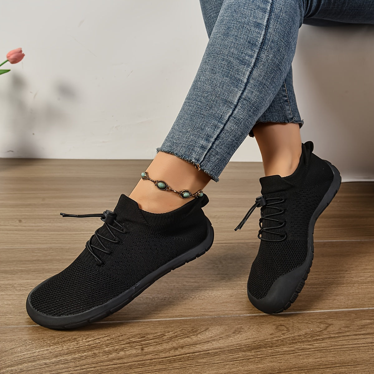 Women's Barefoot Walking Shoes Wide Toe Lightweight Sports Sneakers