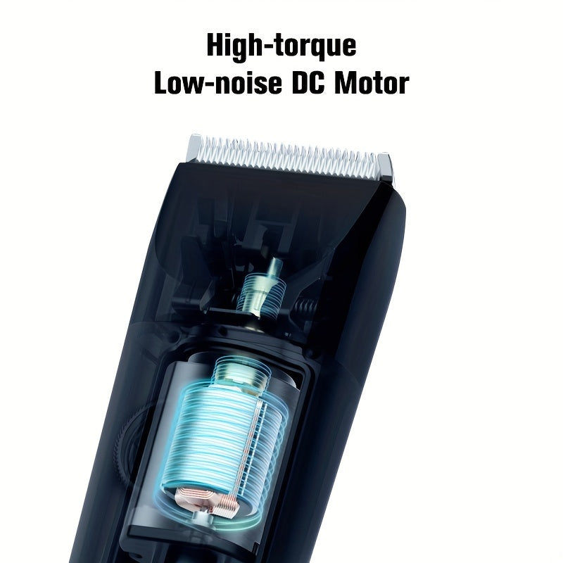 Cortapelos eléctrico inalámbrico para hombres con batería de litio recargable, cortapelos profesional