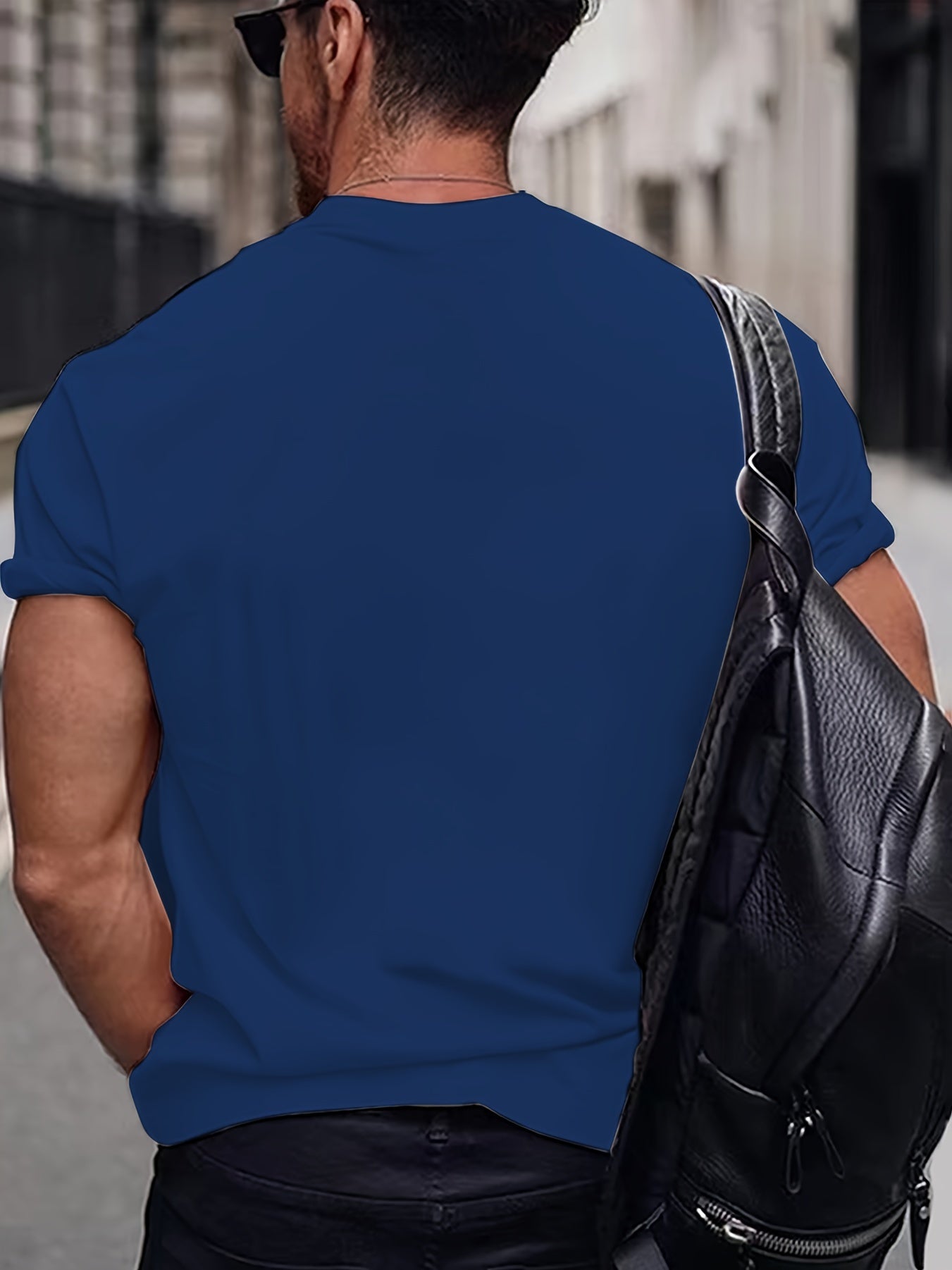 Футболка мужская с коротким рукавом большого размера с принтом "палец вверх" — повседневная летняя топ