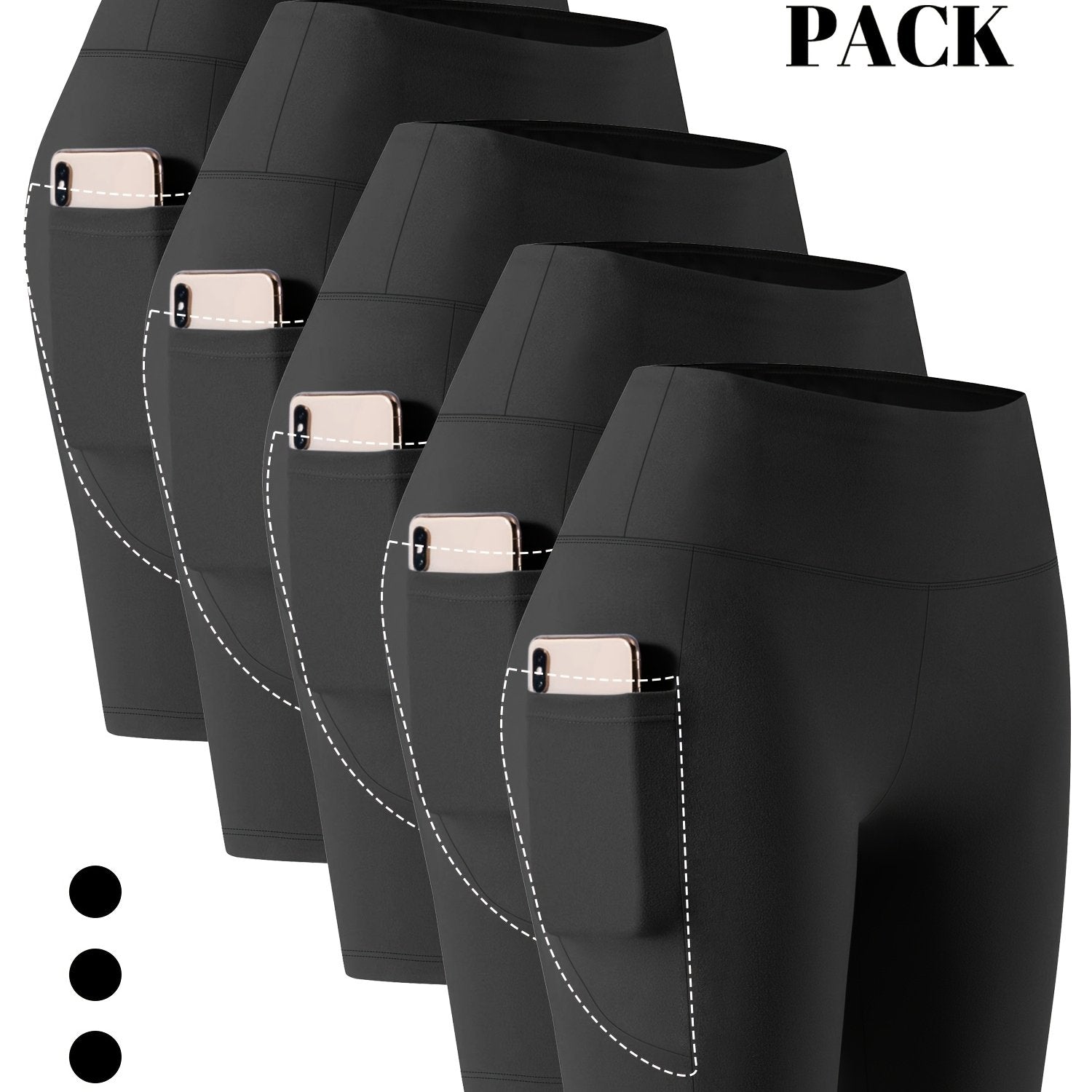 Plus o'lcham ayollar uchun 5 ta yuqori bel shortlari, elastik, qulay, kundalik