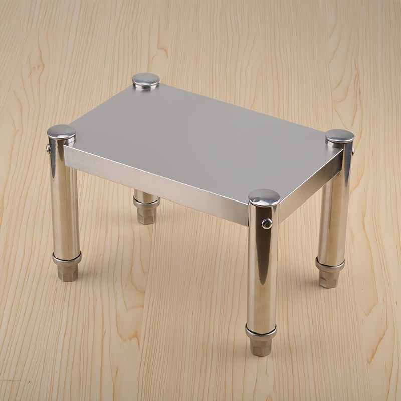 Stainless Steel Kitchen Storage Rack Single Tier Desktop Organizer Countertop Shelf