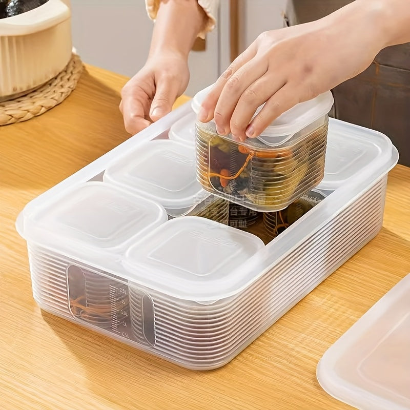 7pcs Food Storage Containers with Lids - Leakproof, Stackable, Freezer Safe