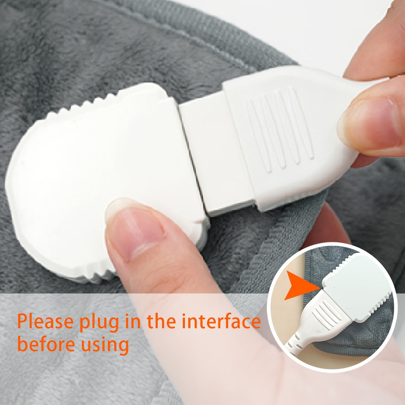 Manta eléctrica de felpa con control remoto, lavable, protección contra sobrecalentamiento