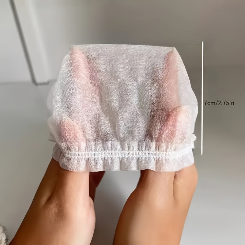 50 dona bir foydalanishlik changyutgich chang qopqogʻi, samarali chang yigʻish uchun shaffof PP tarmoq filtri bilan