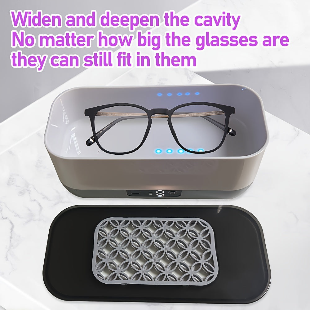 Портативное средство для чистки украшений и очков с вибрацией и USB-подзарядкой