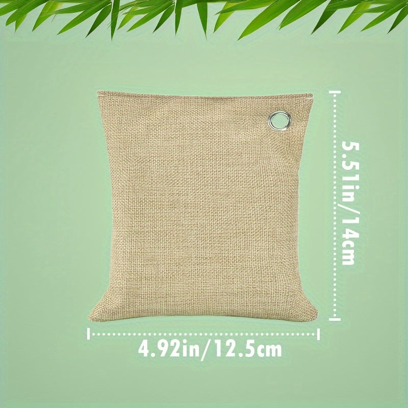 Activated Charcoal Air Purifier Bags 100g for Odor Removal in Home Car Closet Pets