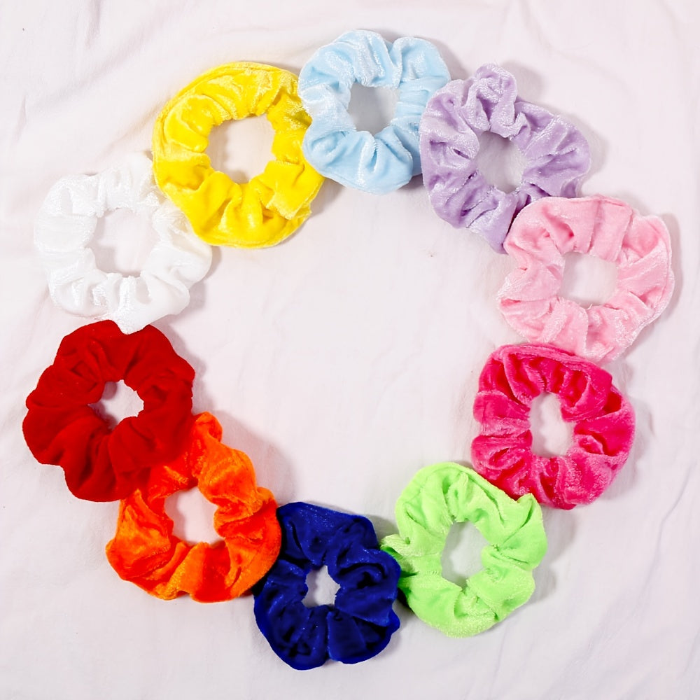 Silk Satin Soch Scrunchies Paketi 60 50 20 18 10 ta, ayollar va o‘smirlar uchun