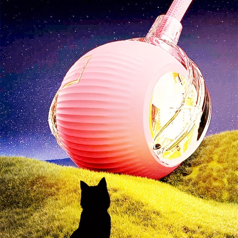 Pelota de juguete interactiva recargable por USB para gatos y perros