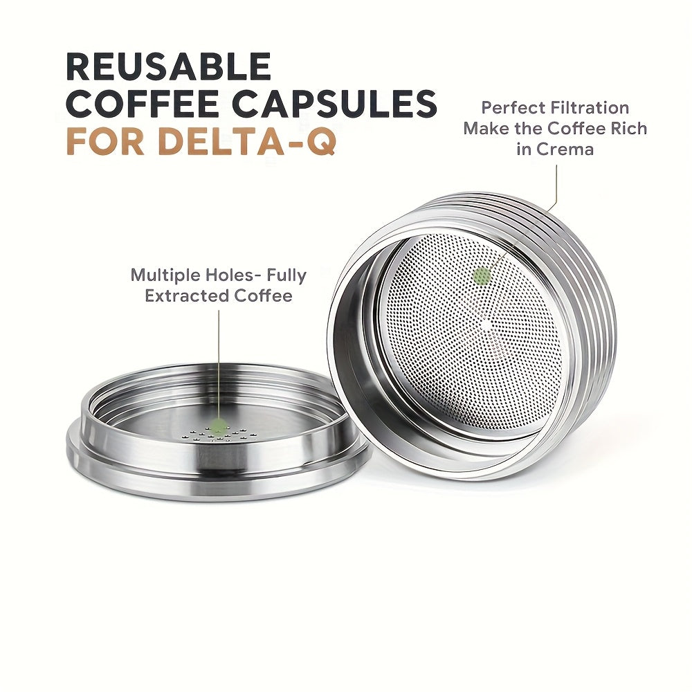 Reusable Stainless Steel Coffee Capsule for Single Serve Coffee Machines