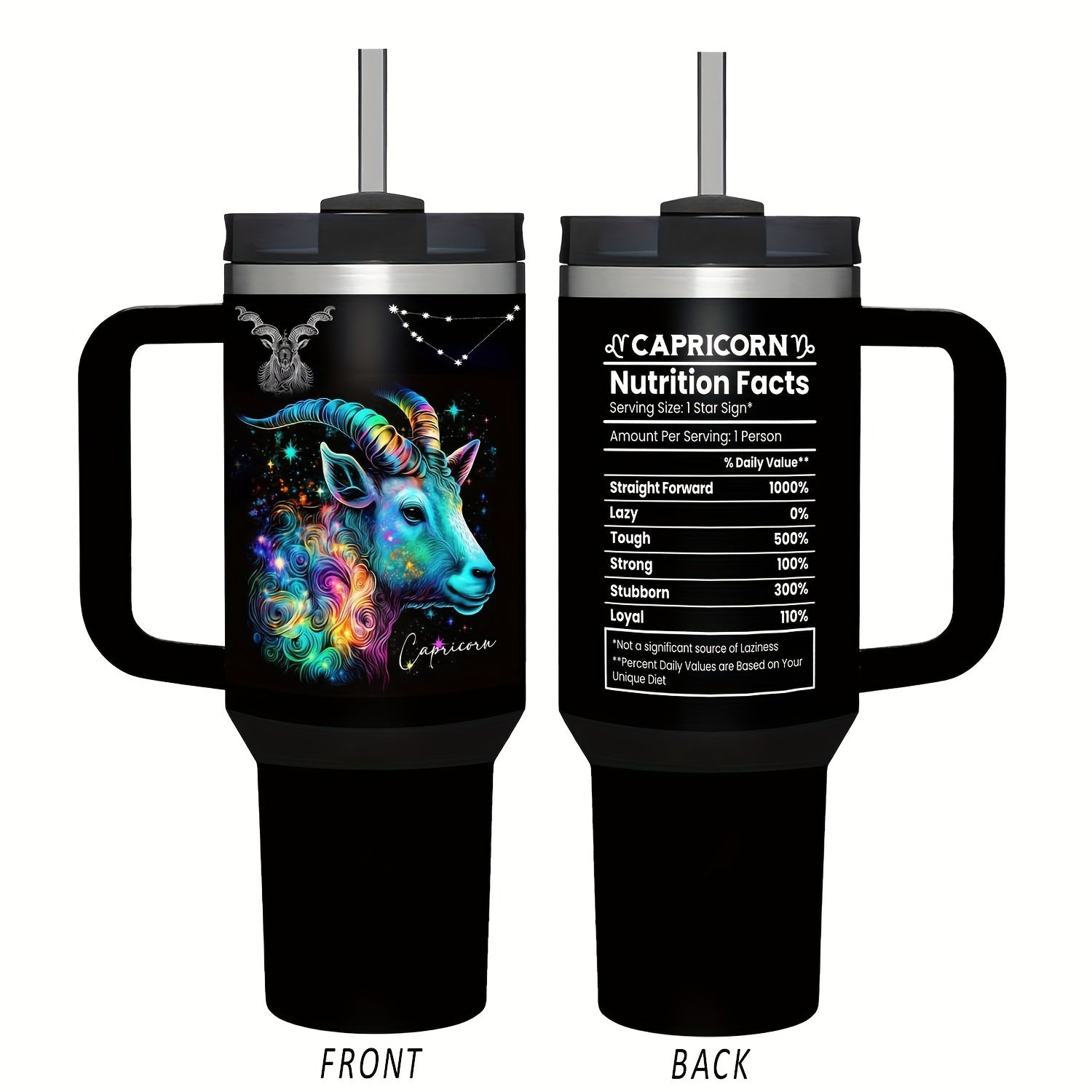 40oz Insulated Stainless Steel Water Bottle with Lid and Straw for Travel and Summer