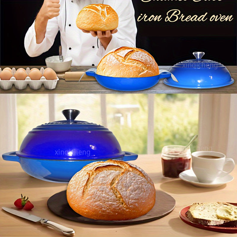Enamel Cast Iron Loaf Pan 27.94cm for Sourdough and Bread Baking
