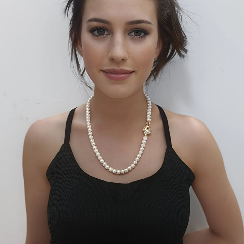 Freshwater Pearl Necklace for Women with Genuine Pearls and Unique Growth Patterns