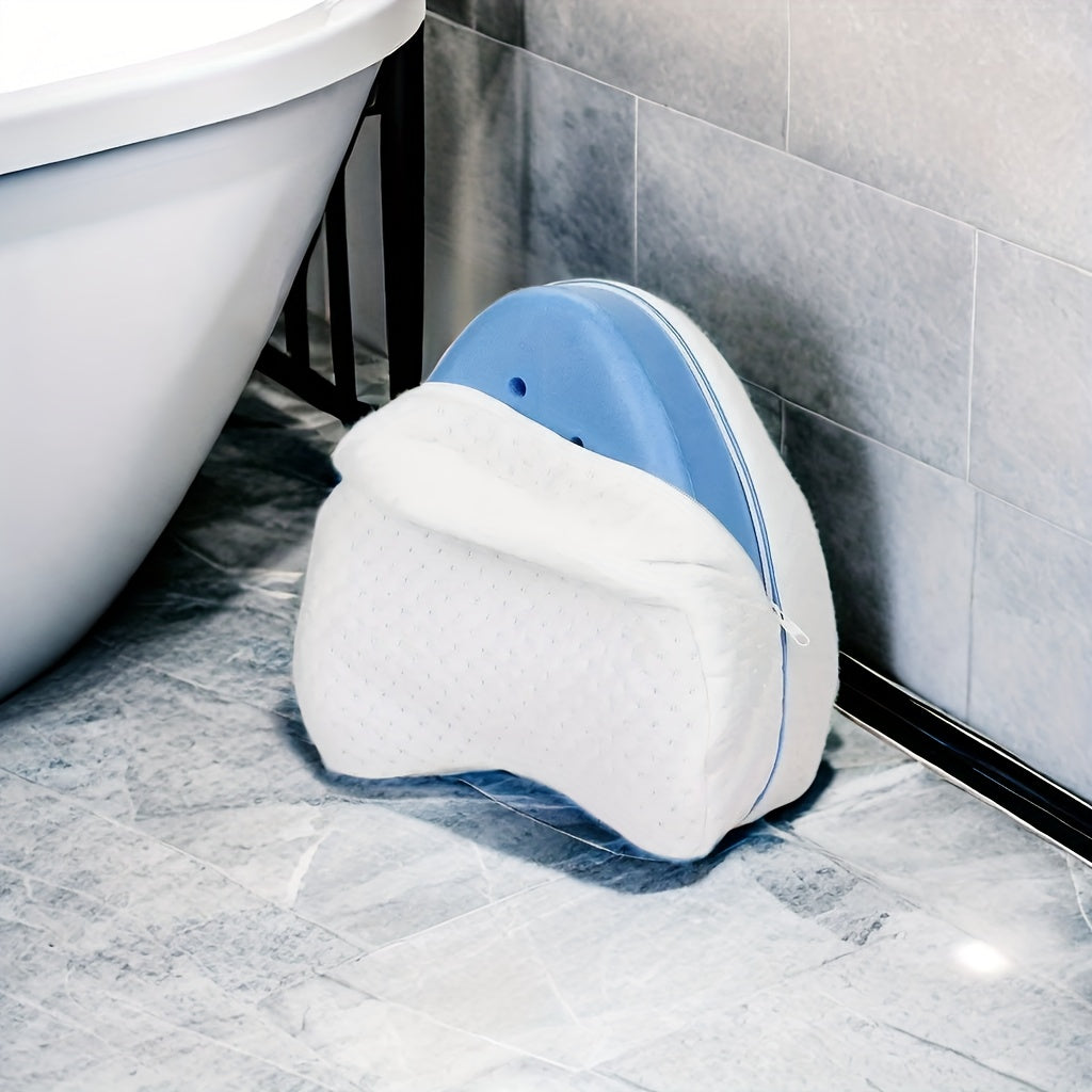 Memory Foam Leg Pillow for Back Hip and Joint Relief Soft Thigh and Leg Support