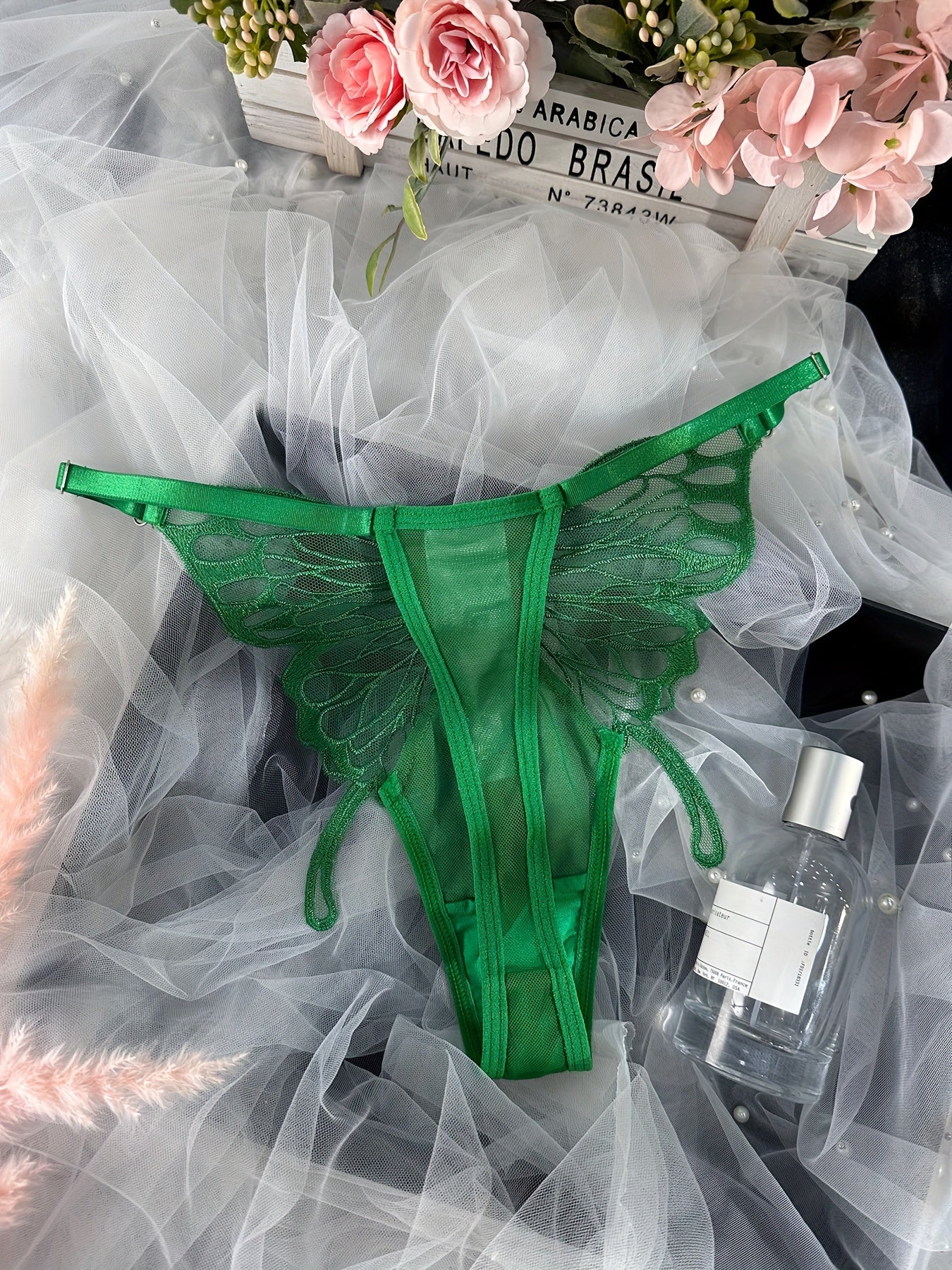 Sheer Butterfly Lingerie for Women, Seductive, Lightweight, Comfortable