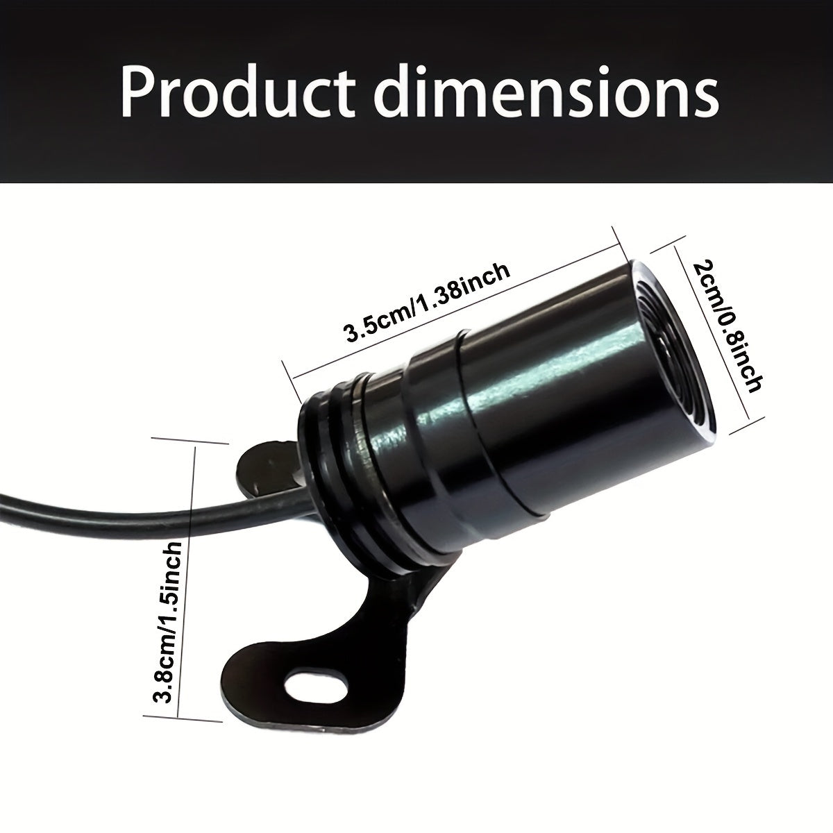 Luces de proyector LED para motocicleta, alas de ángel, iluminación ambiental decorativa para scooters eléctricos
