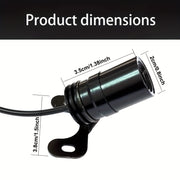 Luces de proyector LED para motocicleta, alas de ángel, iluminación ambiental decorativa para scooters eléctricos