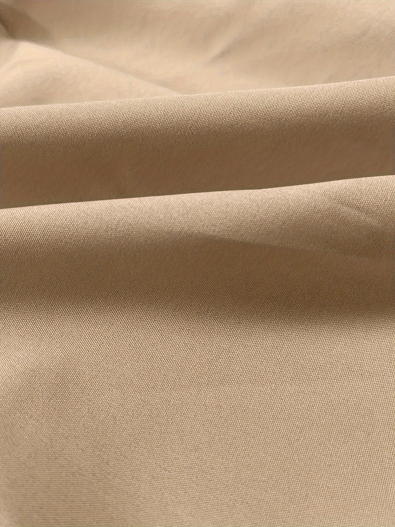 Women's Polyester Long Sleeve Drop Shoulder Shirt Beige Casual Fall Winter