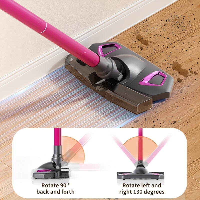 Kabelsiz qo‘l bilan cho‘miladigan changyutgich, kuchli tortish kuchi bilan, USB orqali qayta zaryadlanadigan, it sochlari, pol va gilamlarga mo‘ljallangan