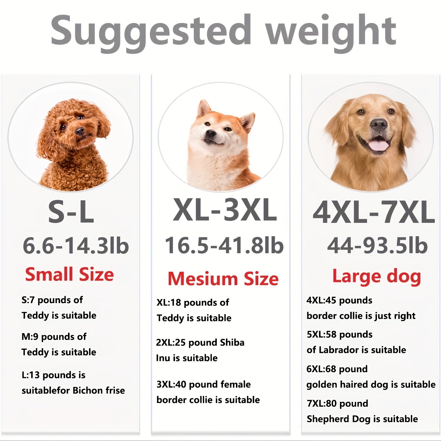 Large Red Dog Raincoat Waterproof Woven Polyester for Medium and Small Dogs