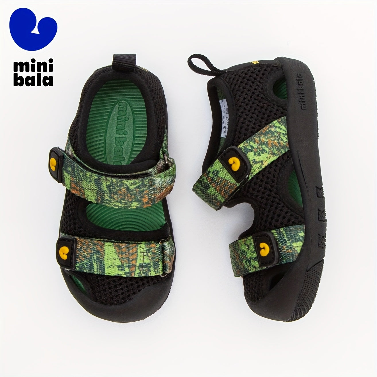 Boys Water Shoes Camo Quick-Dry Breathable Non-Slip Rubber Sole Low Top