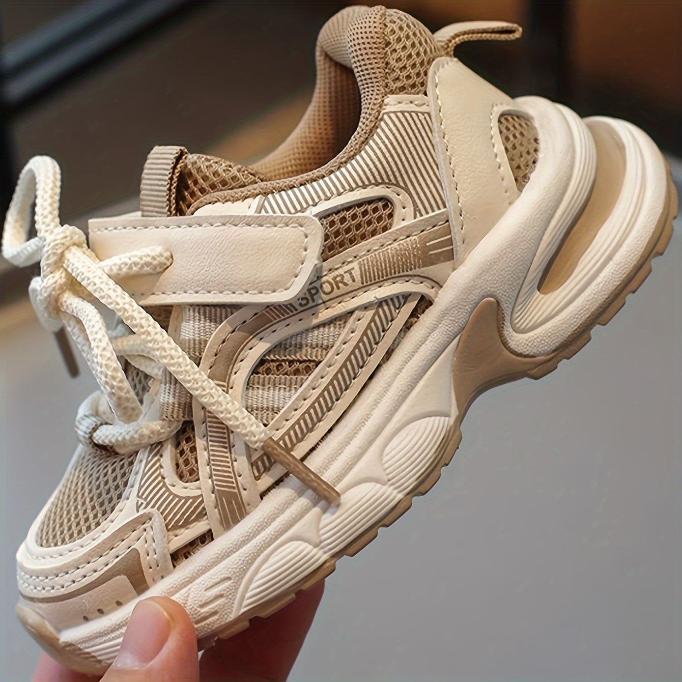 Boys Casual Mesh Sneakers Low Top Breathable Running Training Shoes