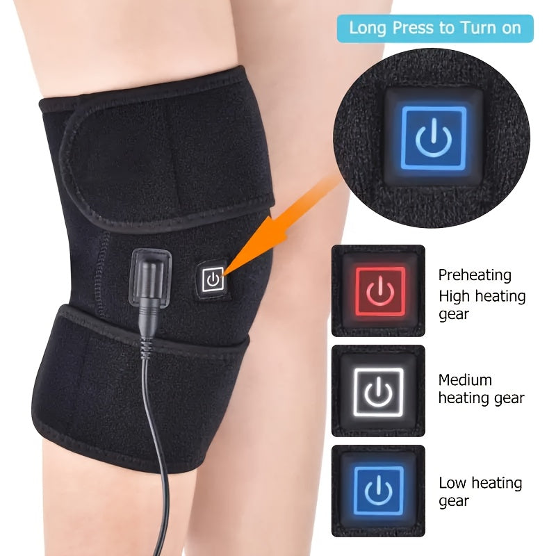 USB Dual Knee Joint Massager No Battery Required Premium Materials Gift