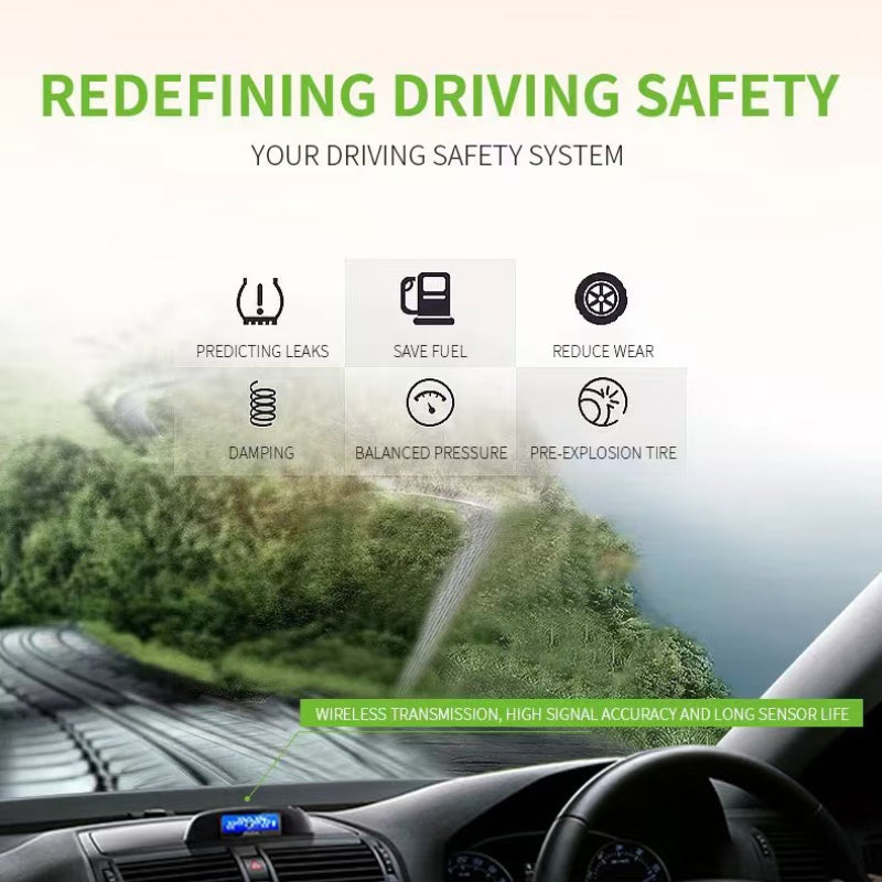 1/4 Pcs Tire Pressure Sensor for Cars with CR2032 Battery Replacement